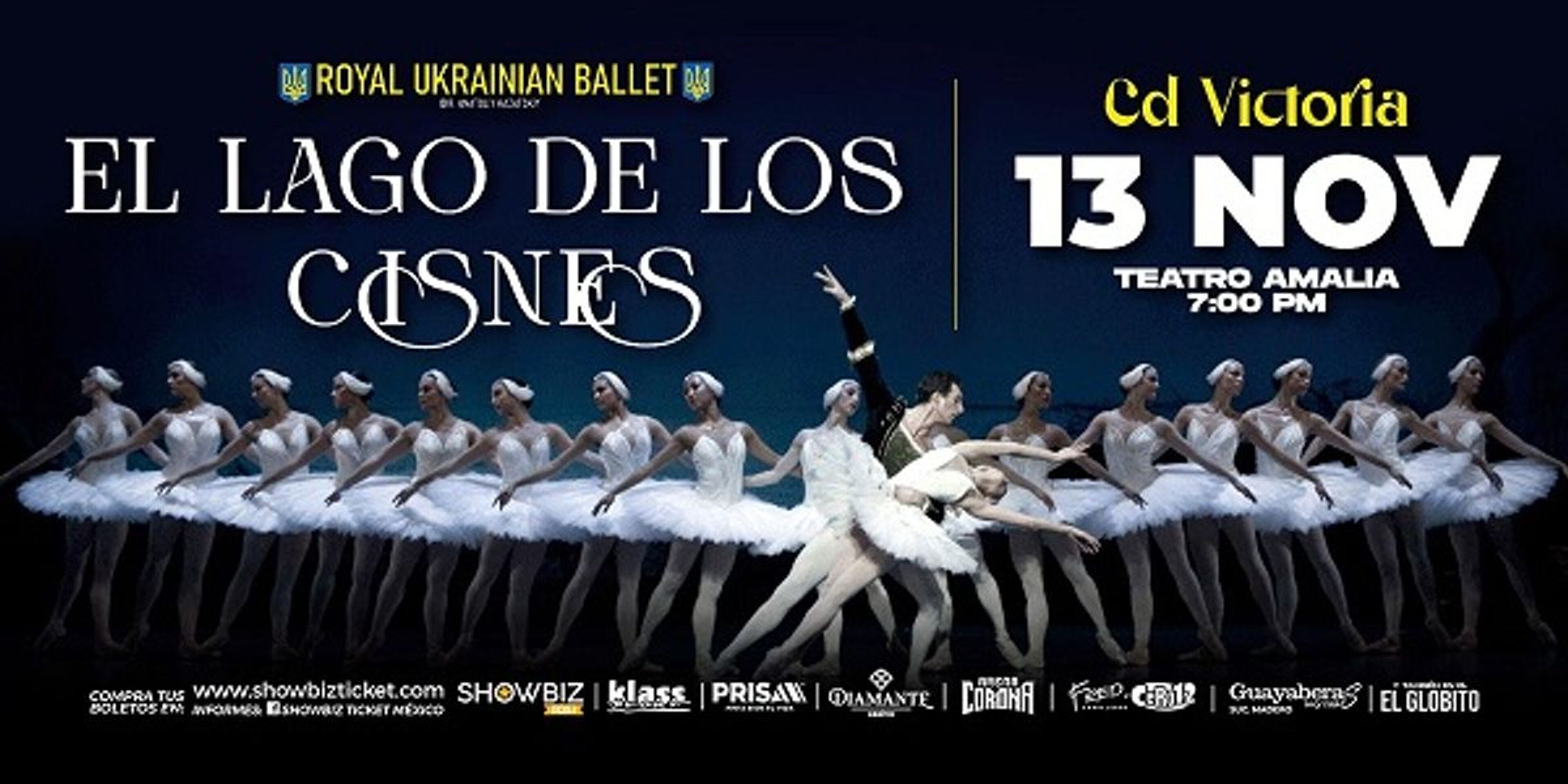 Imagen de portada para el evento: EL LAGO DE LOS CISNES ROYAL UKRAINIAN BALLET CD VICTORIA