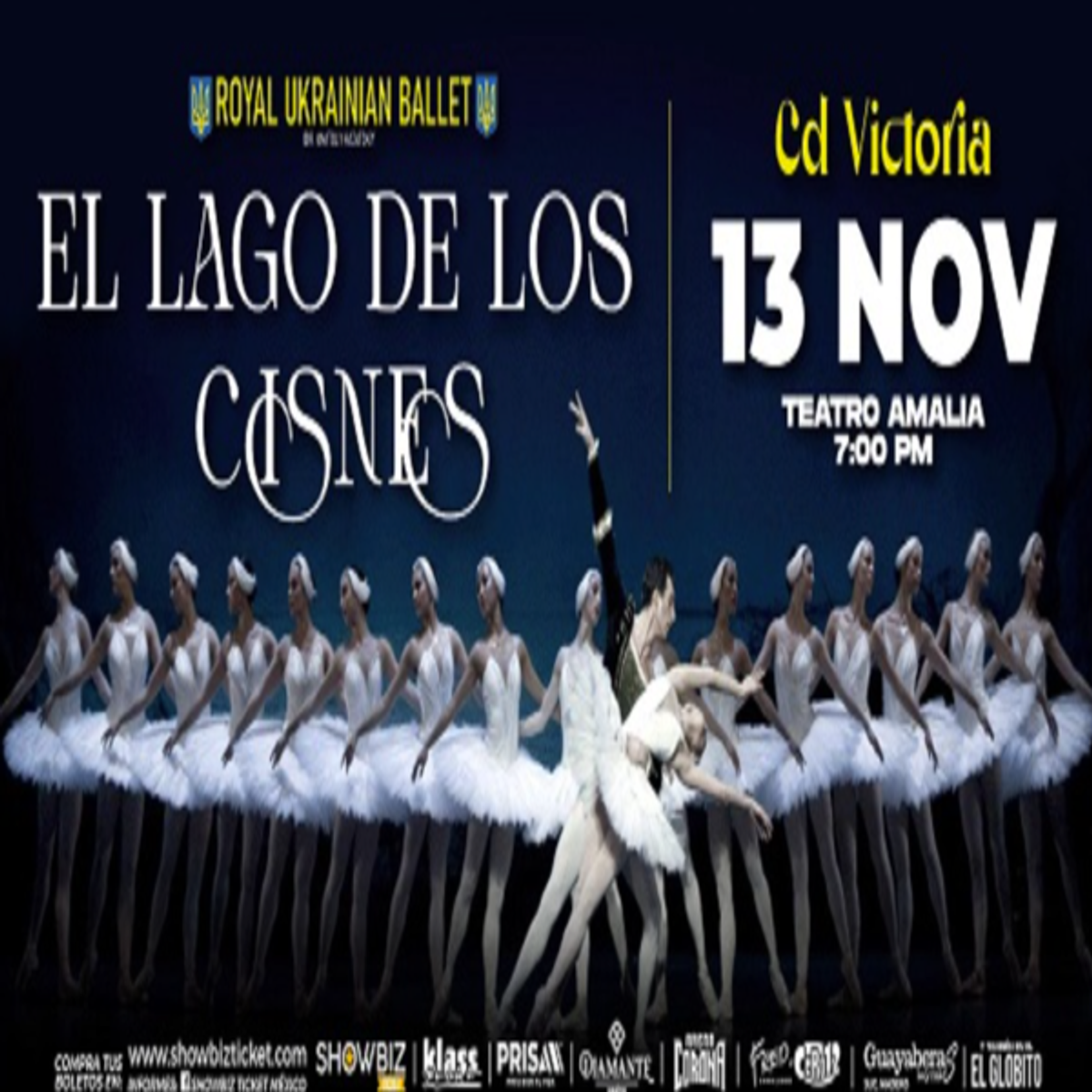 Imagen de portada para el evento: EL LAGO DE LOS CISNES ROYAL UKRAINIAN BALLET CD VICTORIA