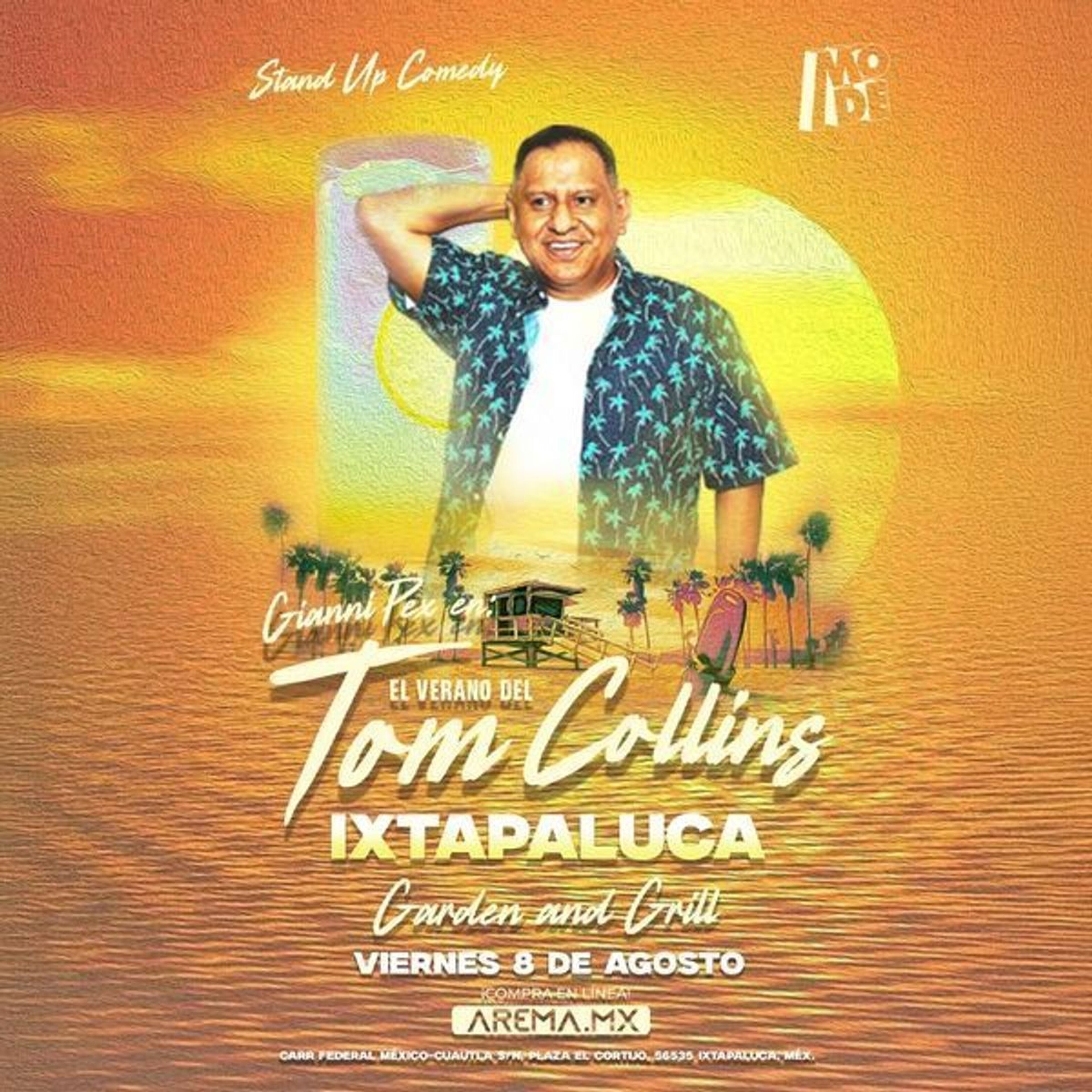 Imagen de portada para el evento: Gianni Pex: El Verano de Tom Collins | Ixtapaluca