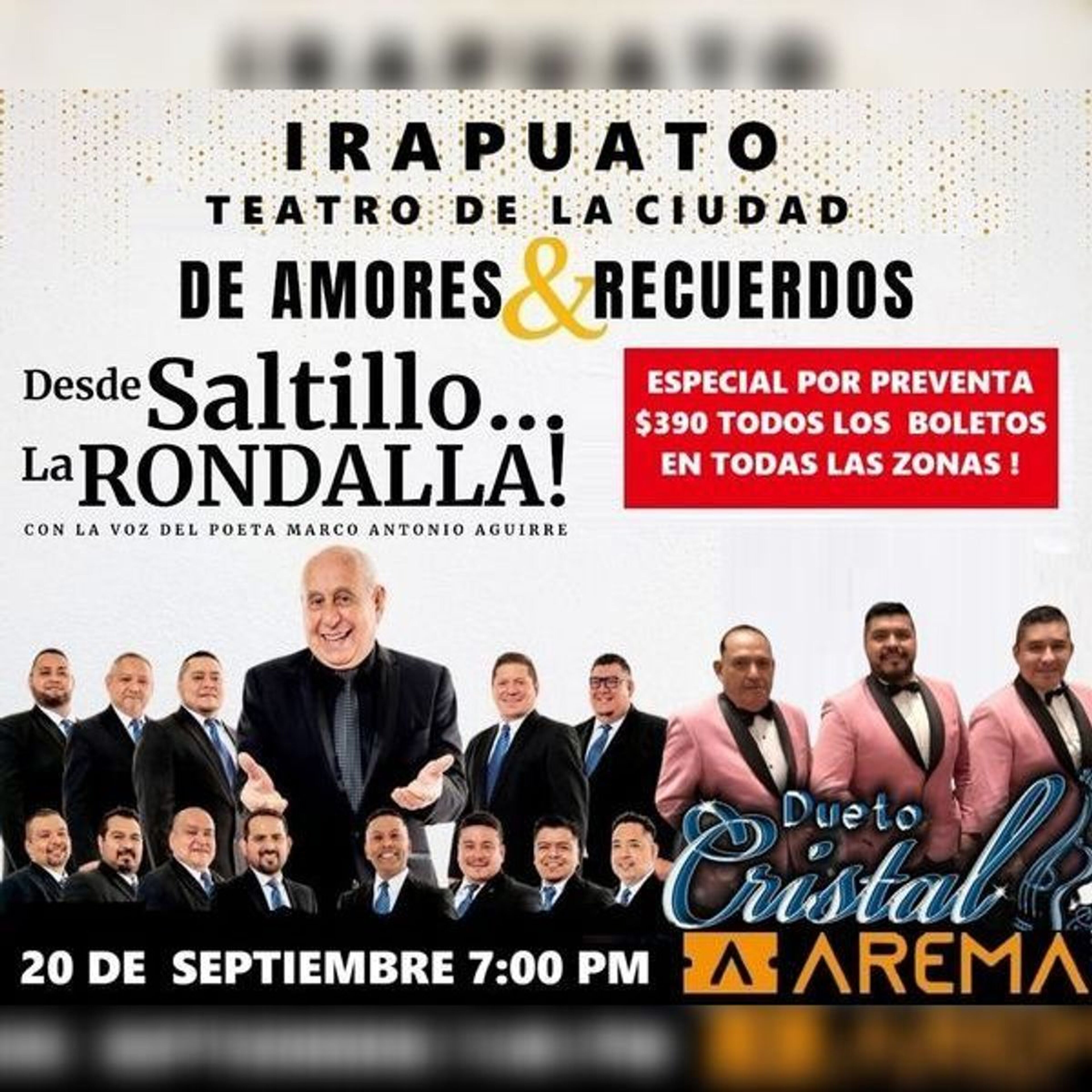 Imagen de portada para el evento: Desde Saltillo La Rondalla y Dueto Cristal en Irapuato