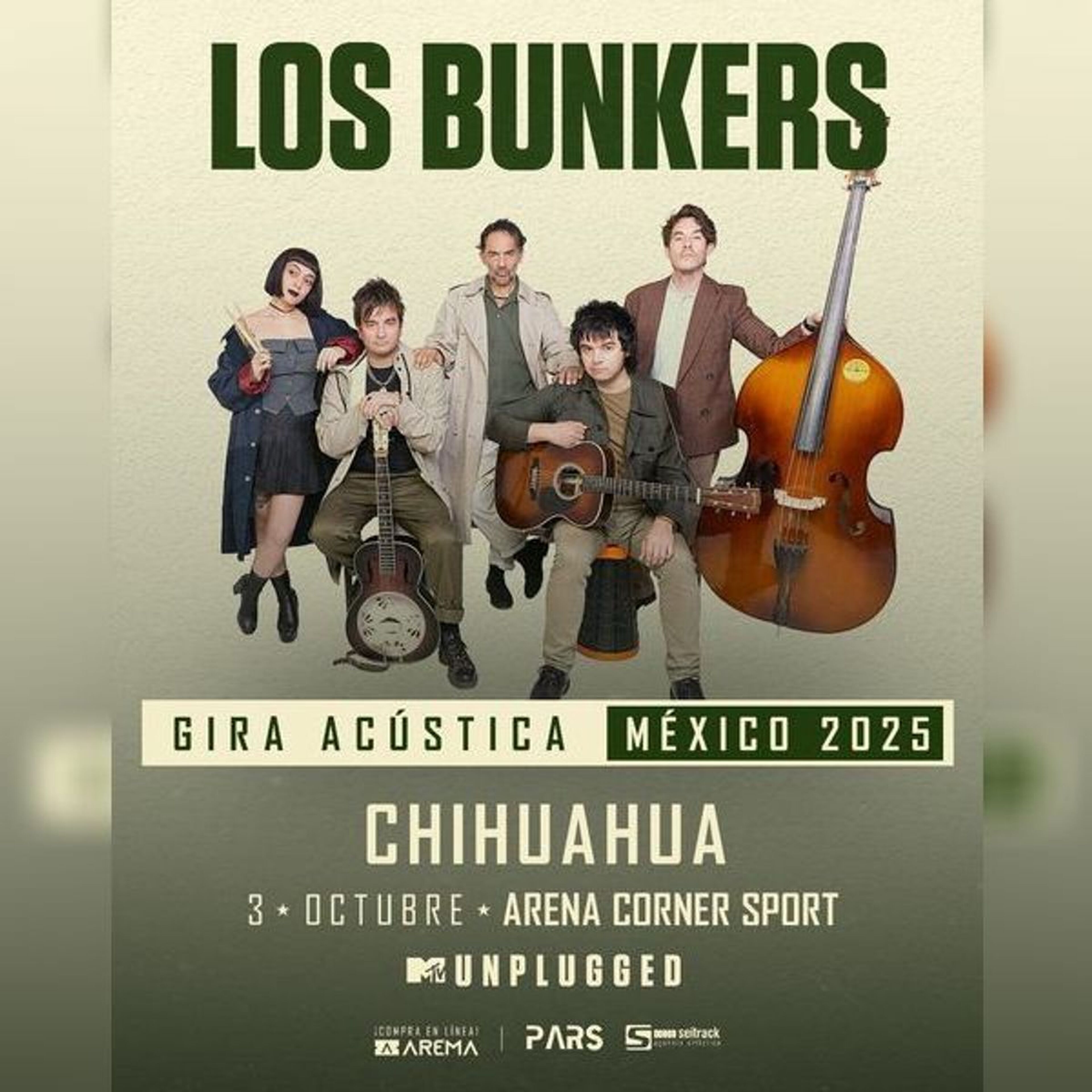 Imagen de portada para el evento: Los Bunkers UNPLUGGED en Chihuahua