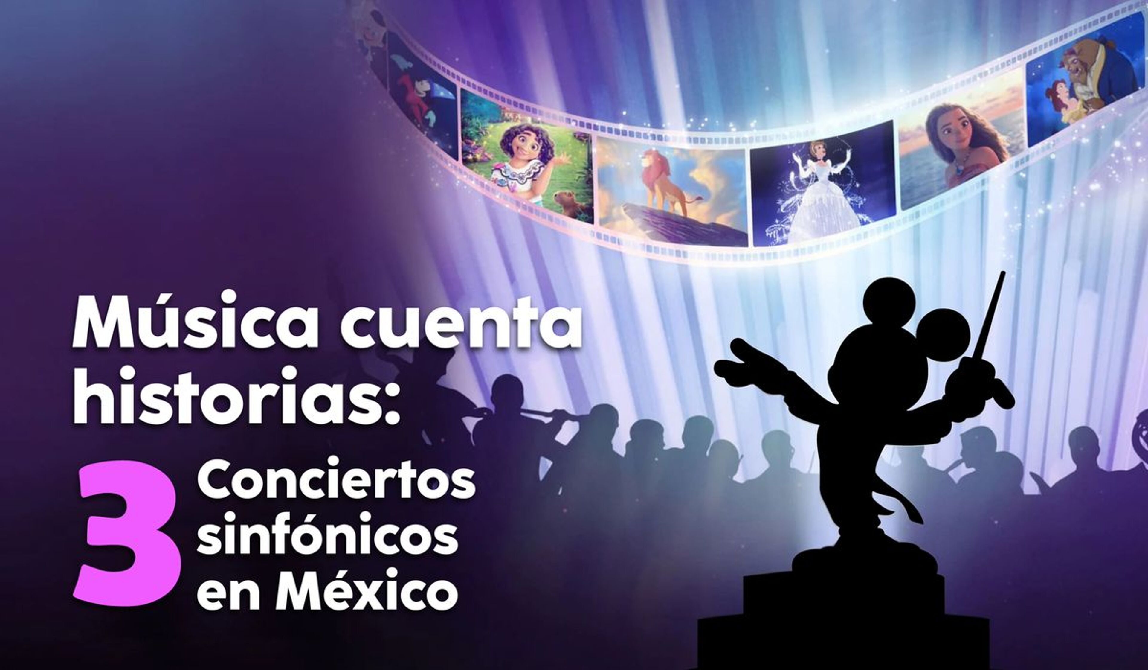 Imagen de portada de Música cuenta historias: tres conciertos sinfónicos en México