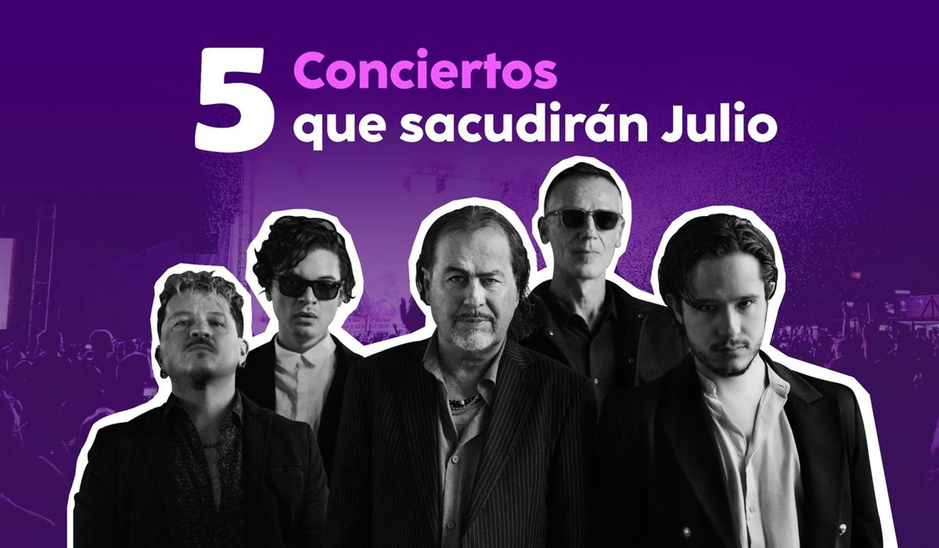 Imagen de portada del artículo Rock sin fronteras: 5 conciertos que sacudirán julio